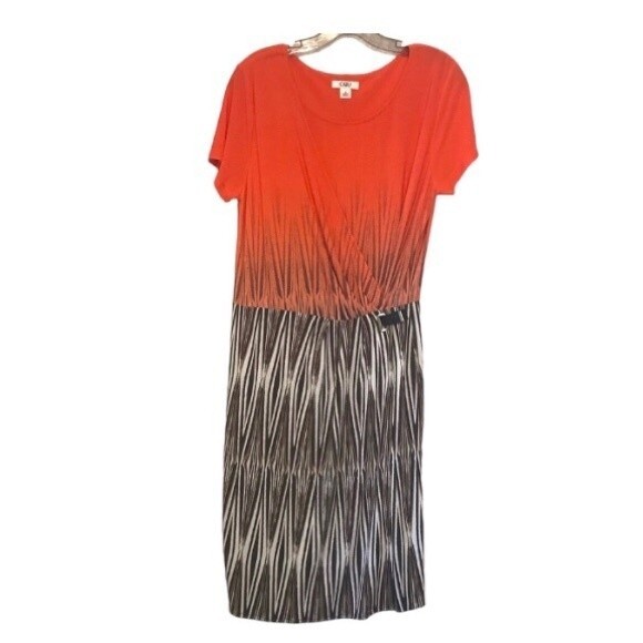 Cato V Neck Wrap Dress - Picture 1 of 7